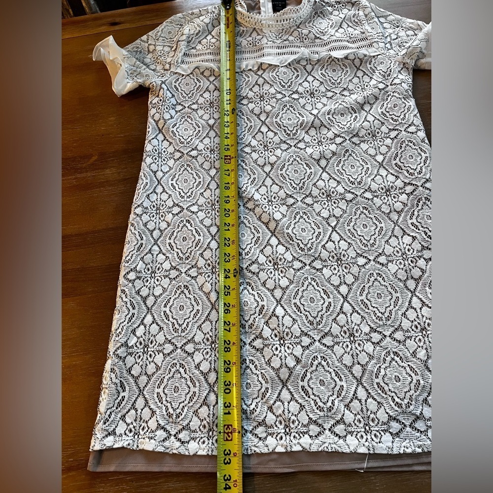 Ethereal by Paper Crane Lace Dress Medium - Picture 10 of 12